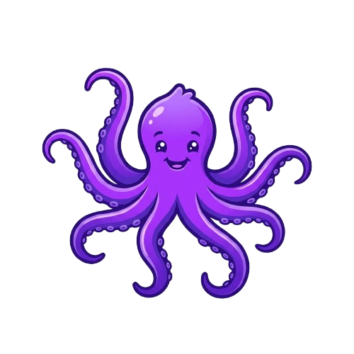 SCOUT Octopus Mascot